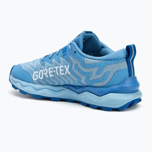 Scarpe da corsa da donna Mizuno Wave Daichi 8 GTX glacier lake/bianco/blu classico