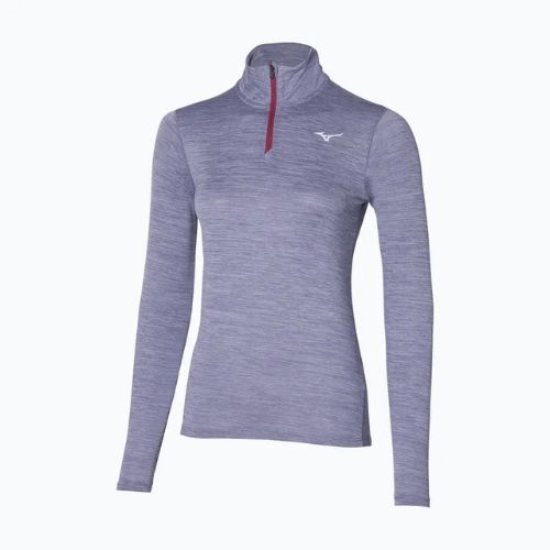 Maglia Longsleeve da donna Mizuno Impulse Core Half Zip cadetto