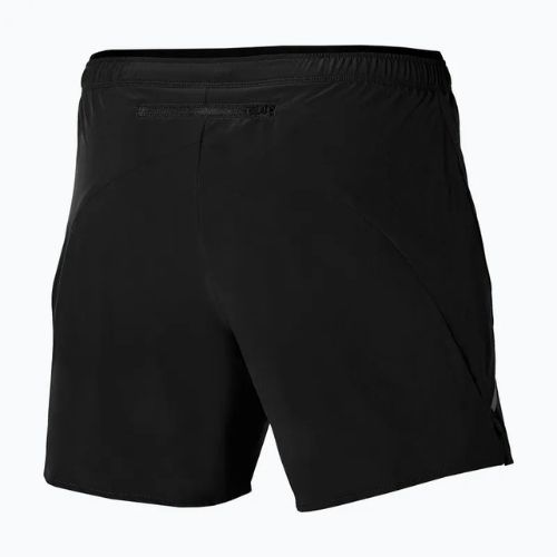 Pantaloncini da corsa Mizuno Alpha 5.5" da uomo, nero