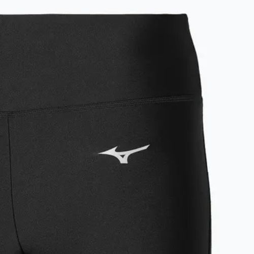 Pantaloncini da corsa da donna Mizuno Impulse Core Mid Tight nero