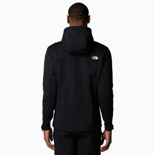 Giacca softshell da uomo The North Face Diablo Softshell Cappuccio staccabile nero/nero/npf