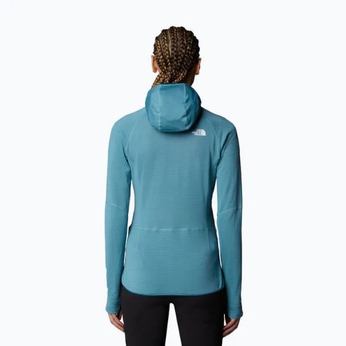 Felpa con cappuccio The North Face Bolt Polartec Donna algae blue/midnight petrol