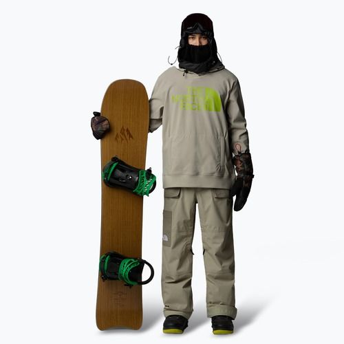 Felpa da uomo The North Face Tekno Logo Hoodie grigio argilla