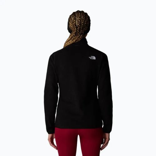 Felpa donna The North Face 100 Glacier FZ nero/npf