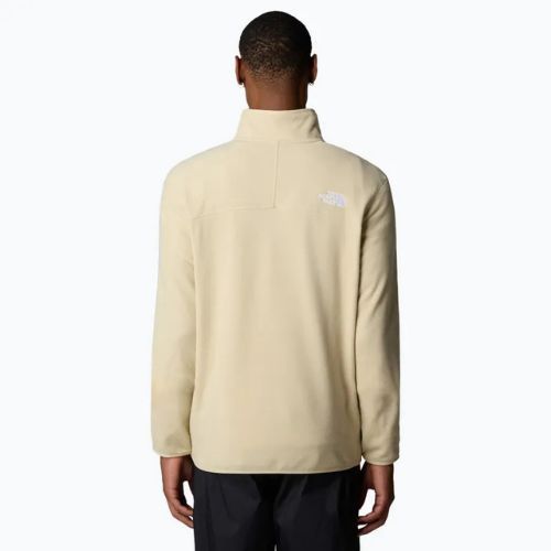 Felpa da uomo The North Face 100 Glacier 1/4 Zip zion arancione/grigio cemento