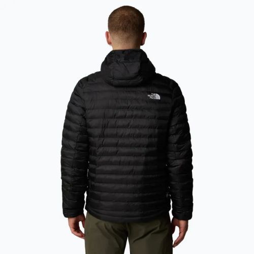 Piumino da uomo The North Face Huila Synthetic Hoodie nero/grigio asfalto