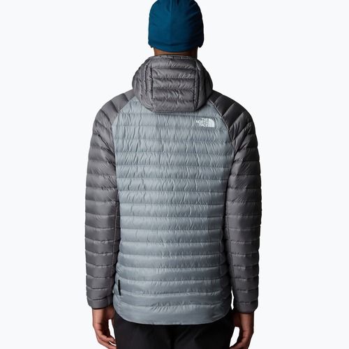 Piumino da uomo The North Face Bettaforca Lt Down Hoodie grigio monumento/perla fumé