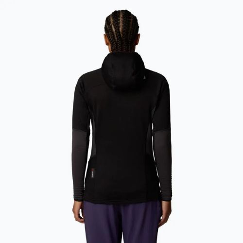 The North Face Felpa Stormgap Powergrid donna nero/grigio asfalto
