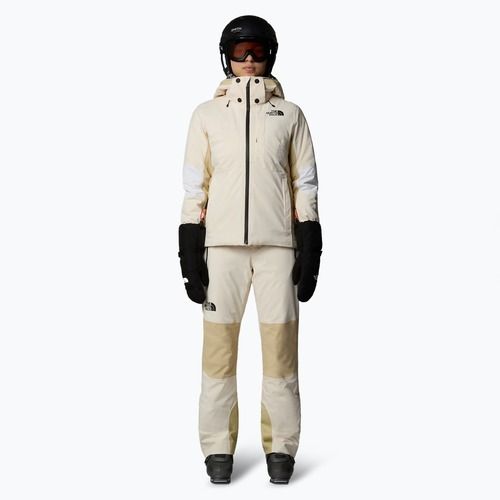 Giacca da sci donna The North Face Lenado bianco dune/gravel/khaki