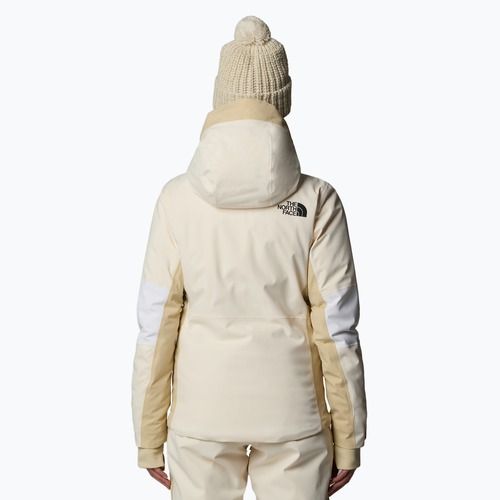 Giacca da sci donna The North Face Lenado bianco dune/gravel/khaki