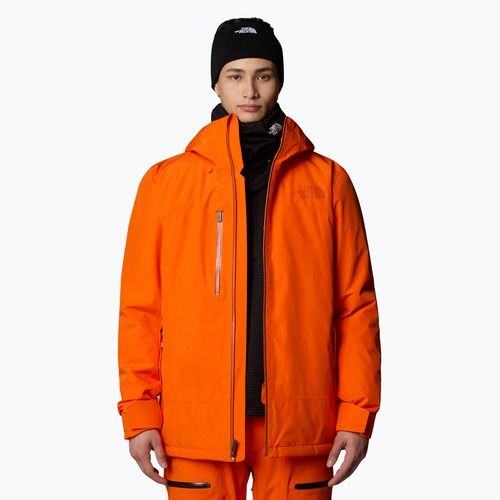 Giacca da sci da uomo The North Face Descendit arancione