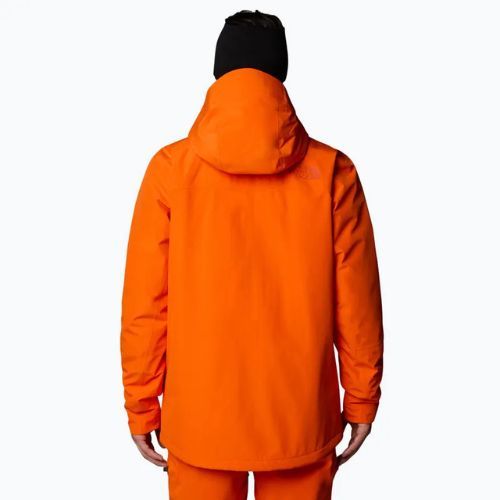 Giacca da sci da uomo The North Face Descendit arancione