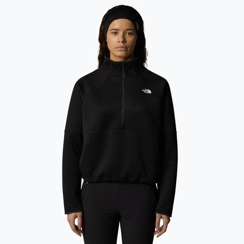 Felpa da trekking da donna The North Face Vertical Thermal 1/4 Zip nero