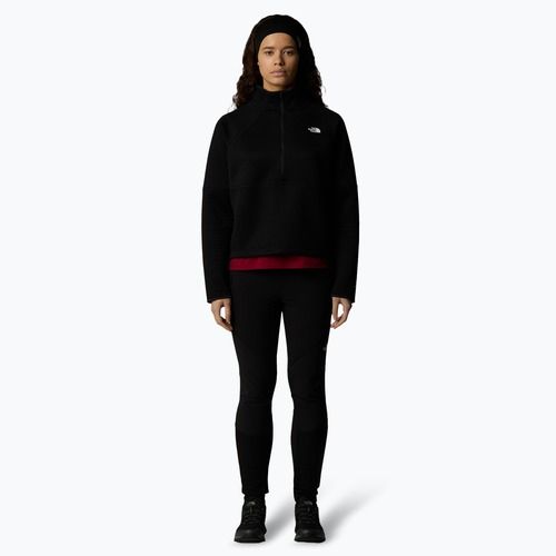 Felpa da trekking da donna The North Face Vertical Thermal 1/4 Zip nero