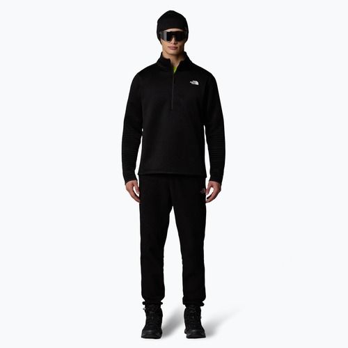 Felpa da trekking da uomo The North Face Vertical Thermal 1/4 Zip nero