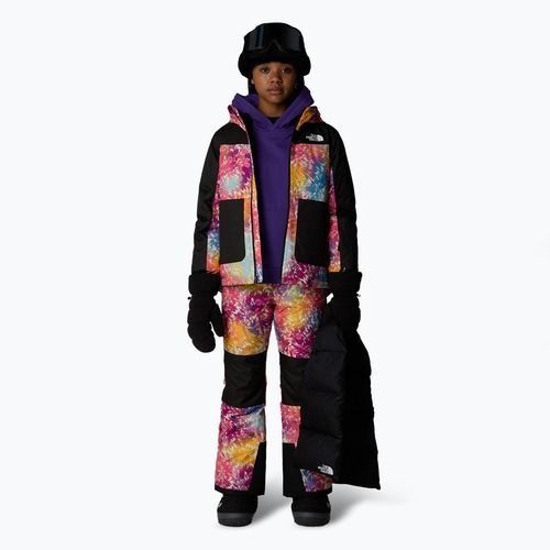 Pantaloni da sci per bambini The North Face Freedom Insulated con stampa di papavero radiante al vento