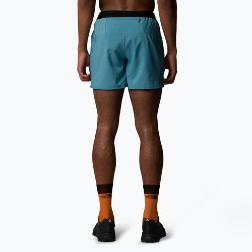 Pantaloncini da corsa da uomo The North Face Breeze 5" blu alga