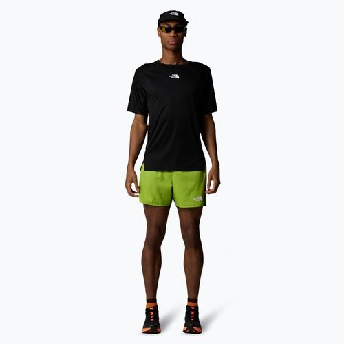 Pantaloncini da corsa da uomo The North Face Breeze 5" verde prato/verde quercia