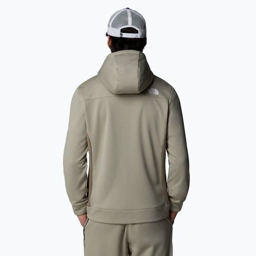 Felpa The North Face Mountain Athletics Full Zip Fleece da uomo grigio argilla/grigio caverna