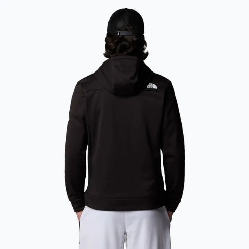 Felpa The North Face Mountain Athletics Full Zip in pile da uomo nero
