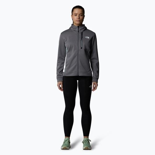 Felpa donna The North Face Mountain Athletics FZ Fleece grigio perla fumé/grigio monumento
