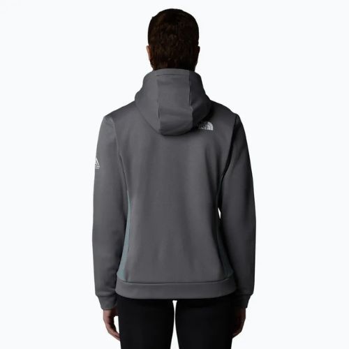 Felpa donna The North Face Mountain Athletics FZ Fleece grigio perla fumé/grigio monumento