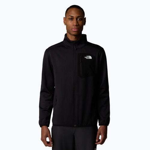 Felpa da uomo The North Face Crest FZ nero