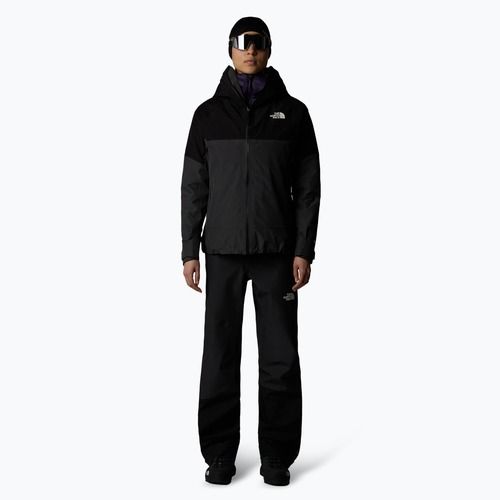 Giacca da pioggia da donna The North Face Jazzi 3L Gtx grigio antracite / nero