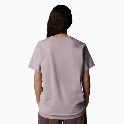 Maglietta The North Face Natural Dye donna viola gesso tinta naturale