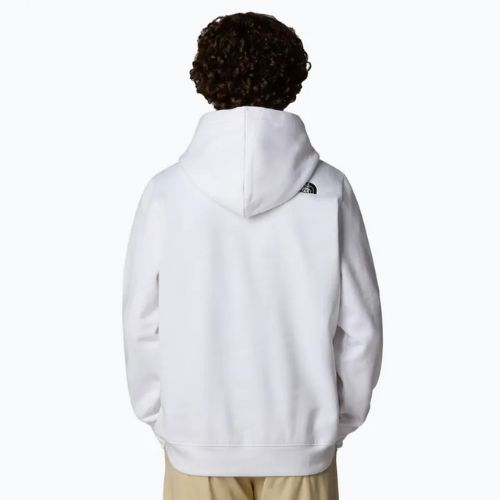Felpa con cappuccio The North Face Drew Peak Uomo bianco/nero