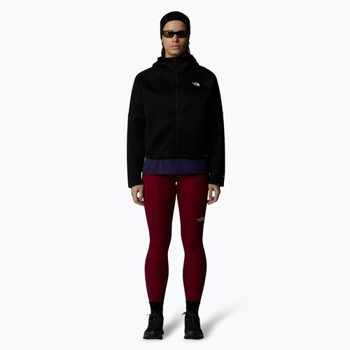 Felpa da trekking da donna The North Face Vertical Thermal FZ Hoodie nero