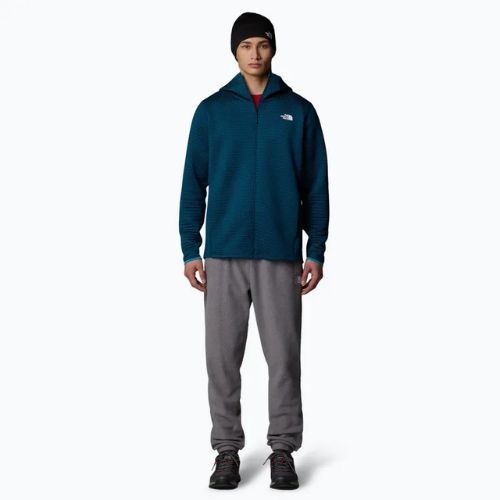 Felpa da trekking da uomo The North Face Vertical Thermal FZ Hoodie midnight petrol