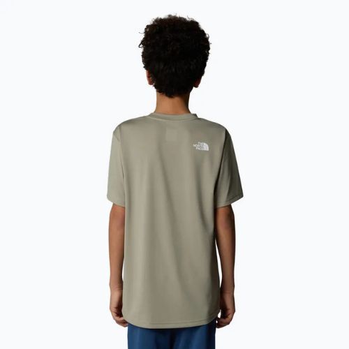 Maglietta The North Face Reaxion da bambino grigio argilla