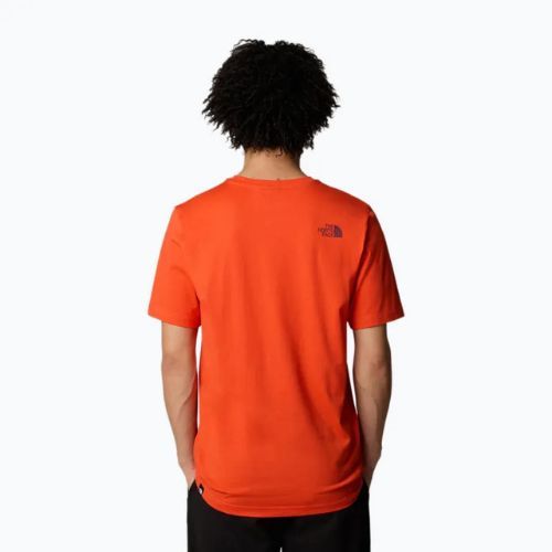 Maglietta The North Face Easy crimson orange/alpine plum da uomo