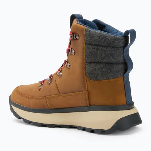 Stivali da neve da uomo The North Face Bergen Leather WP timber tan/red