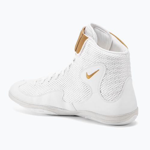 Scarpe da wrestling da uomo Nike Inflict 3 bianco/oro metallico