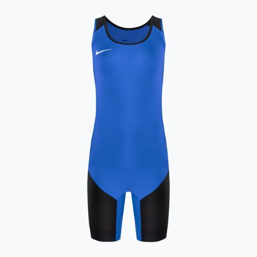 Body da lotta maschile Nike Weightlifting Singlet royal/black
