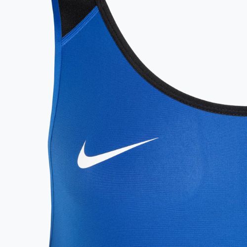 Body da lotta maschile Nike Weightlifting Singlet royal/black