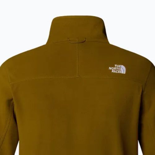 Felpa The North Face 100 Glacier Full Zip da uomo verde muschio