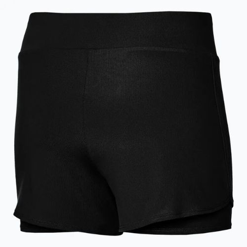 Pantaloncini da tennis da donna Mizuno Flex Short nero