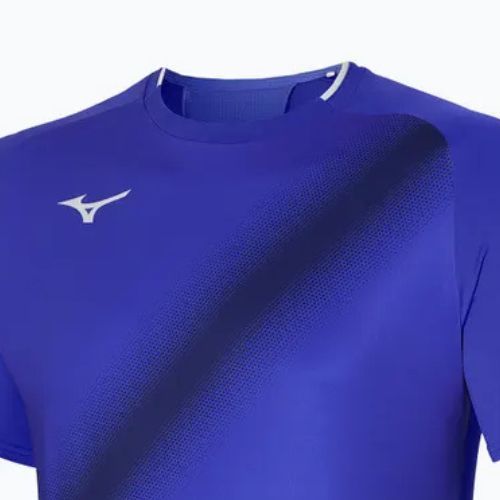 Maglietta da tennis da uomo Mizuno Shadow Tee blu-viola