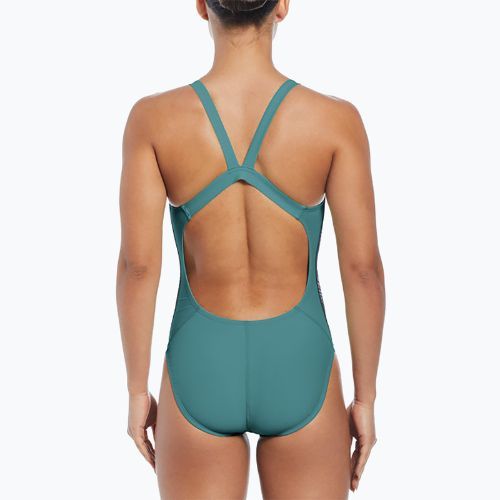 Costume intero donna Nike Logo Tape Fastback dusty cactus
