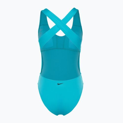 Costume intero donna Nike Multi Logo Crossback dusty cactus