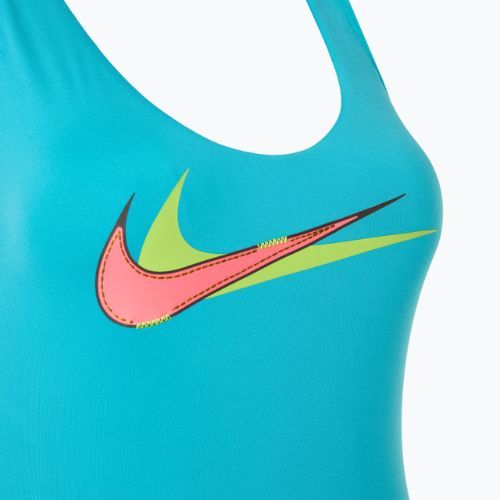Costume intero donna Nike Multi Logo Crossback dusty cactus