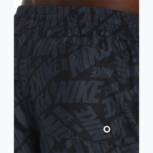 Pantaloncini da bagno Nike Tossed 5" Volley da uomo, nero