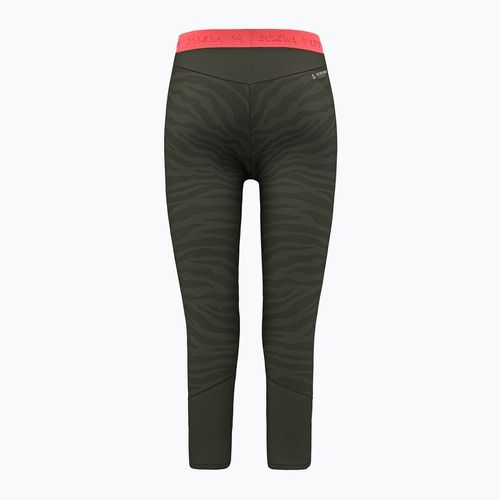 Pantaloni termici 3/4 Salewa Cristallo Warm AMR da donna oliva scura