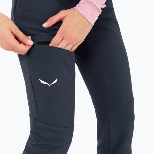 Pantaloni da trekking da donna Salewa Puez Dolomitic 2 Dst Reg navy blazer