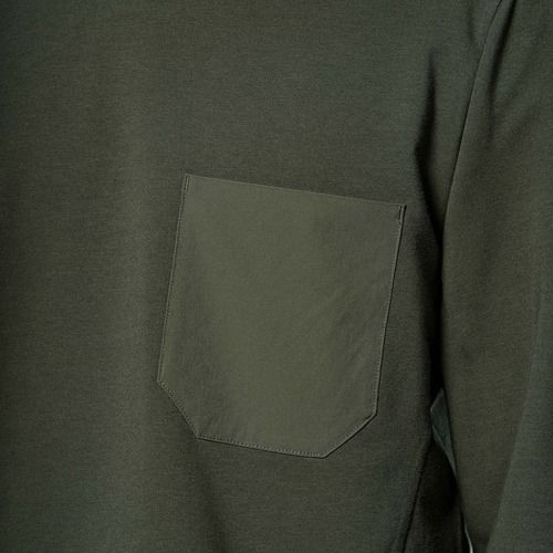 Felpa da uomo Salewa Fanes Dry Pullover verde oliva scuro