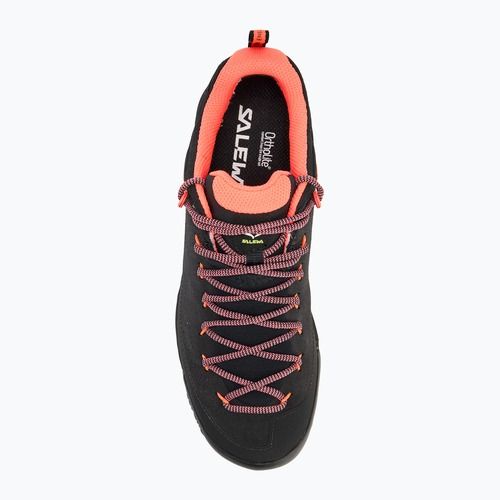 Salewa Wildfire Leather GTX scarpe da trekking da donna nero/fluo coral