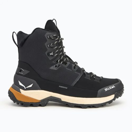 Stivali da trekking Salewa da uomo Puez Winter Mid Ptx nero / nero